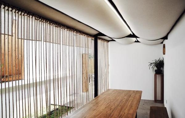 茶棚是自家的"水帘洞"