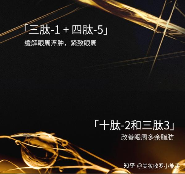 豪华成分全家桶 消肿提拉紧致一步到位 一种肽的添加就可以看到效果