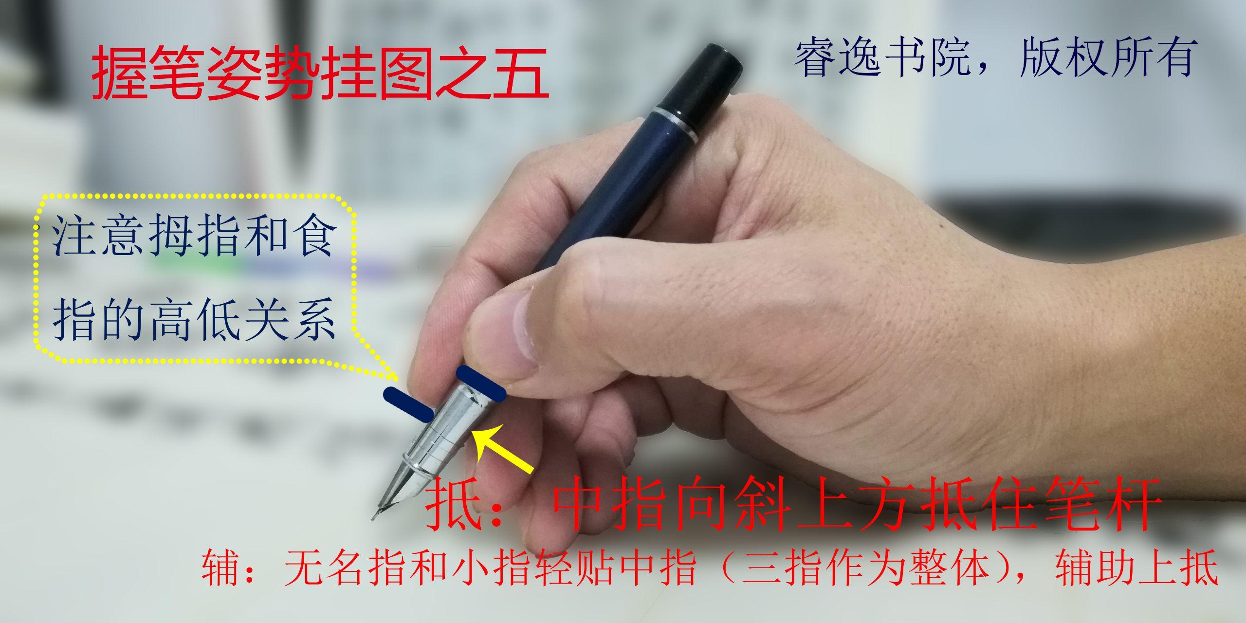 书写铅笔字、钢笔字正确的坐姿和握笔姿势 - 西安赵九江书法培训中心 - 华商论坛
