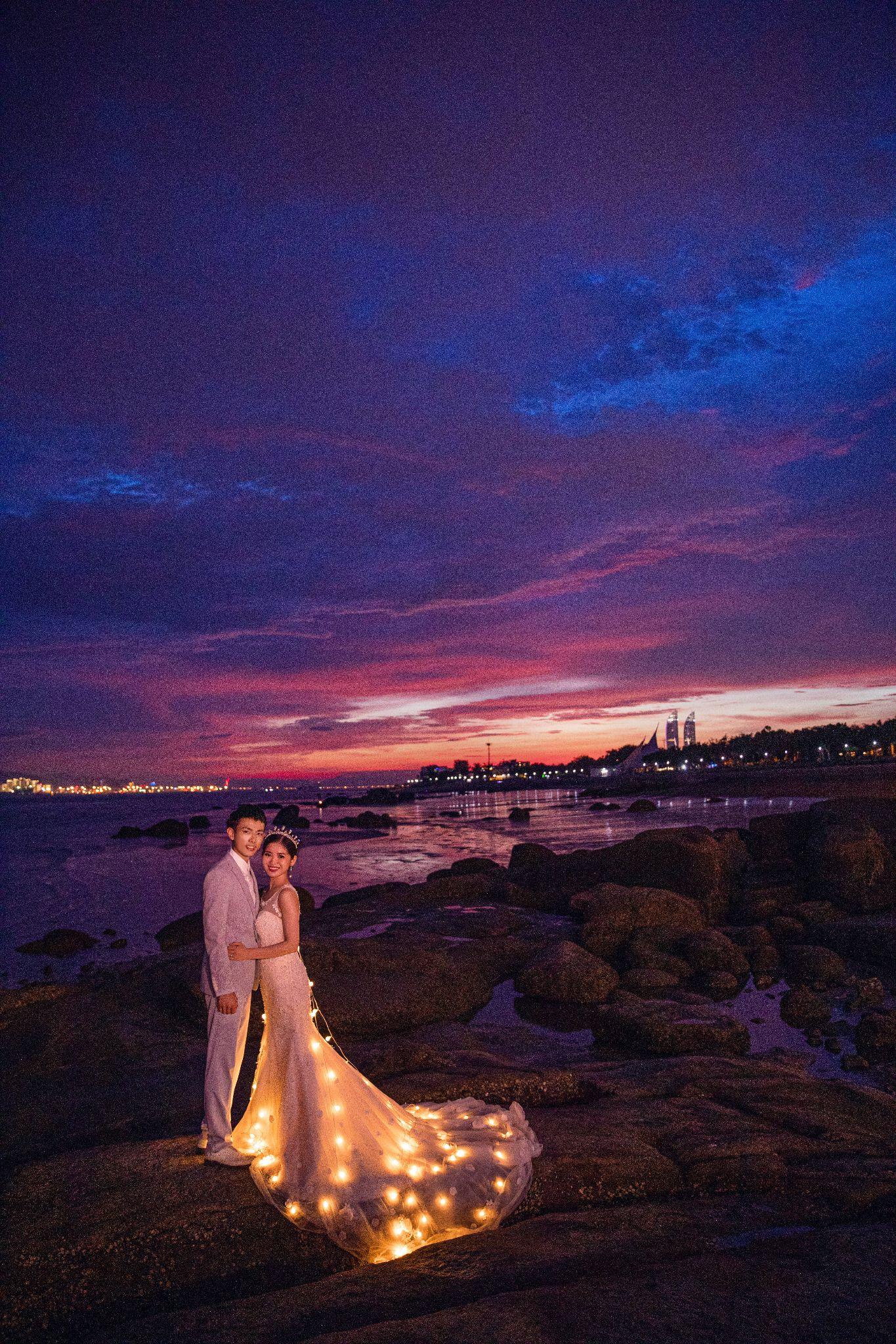 三亚网红旅拍婚纱摄影工作室爆火选择对了才能拍出满意的婚纱照三亚