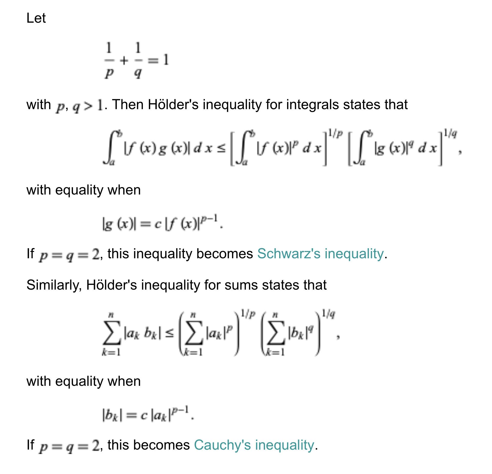 Hölder's Inequalities - 知乎