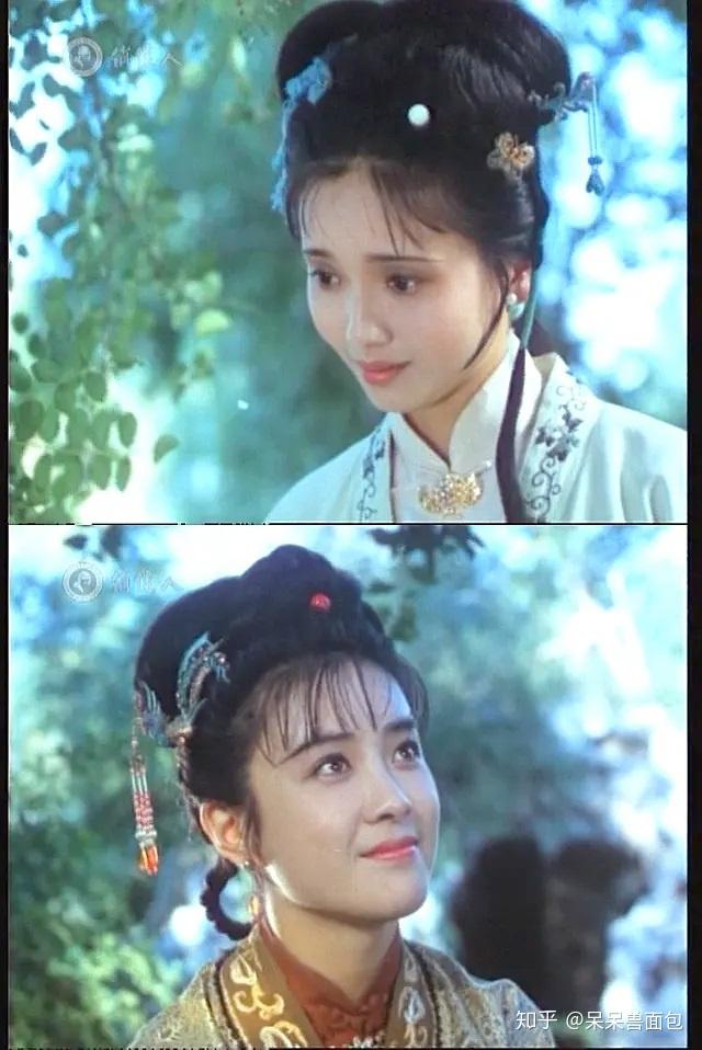 傅艺伟在其中扮演的是薛宝钗,也是迄今为止最美的一版宝姐姐