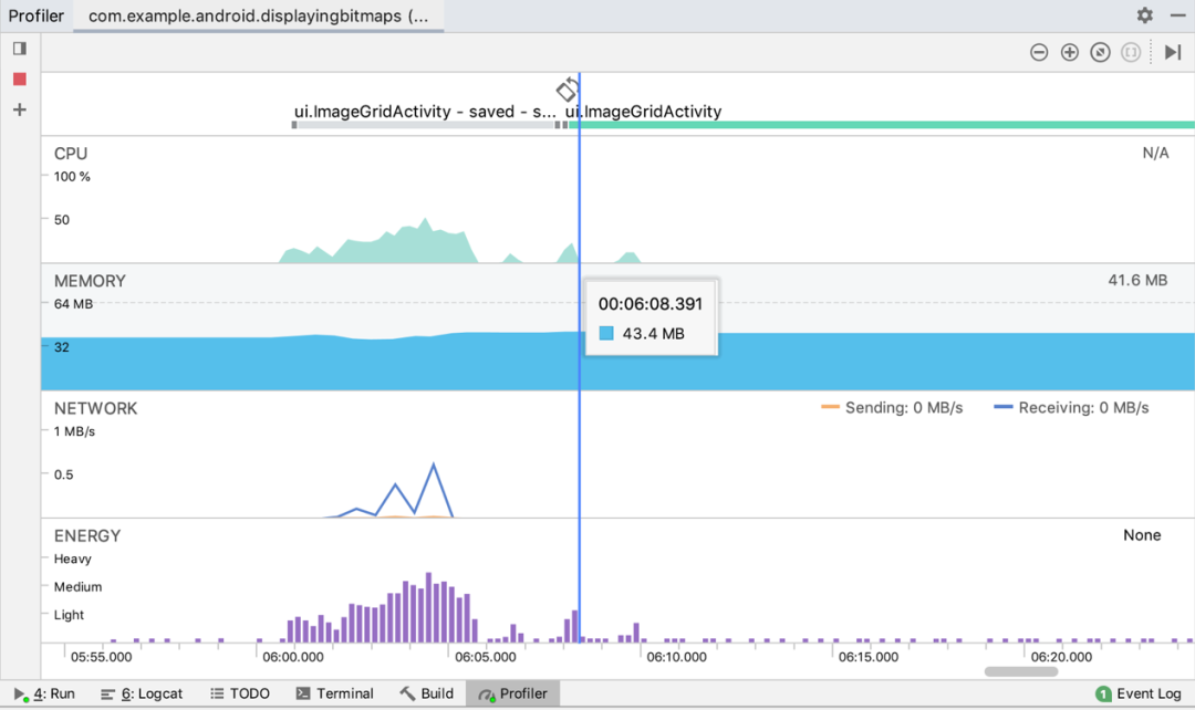 Android profiler как пользоваться