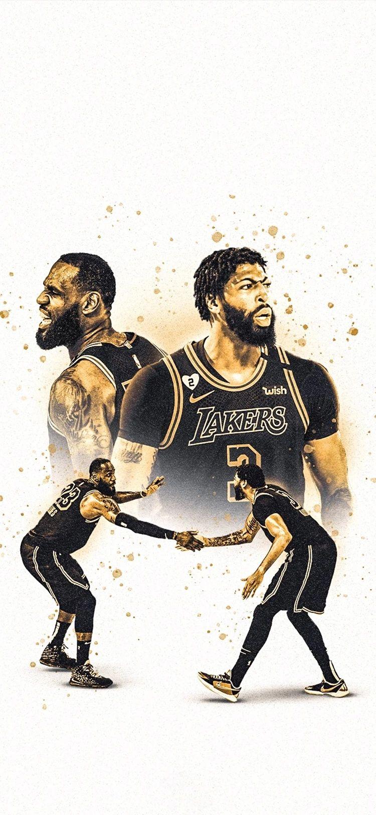 分享一波自己收藏的nba壁纸詹眉组合