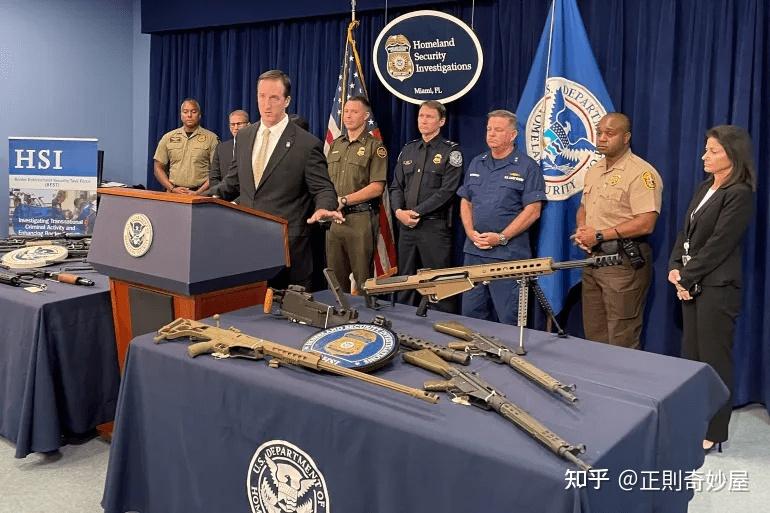 哪些枪支被贩运到海地?