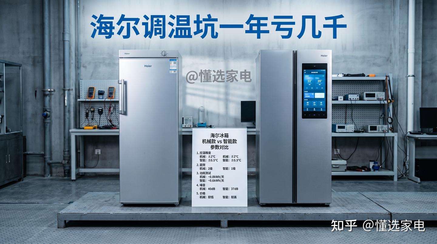 海尔冰箱调温实测:档位和温度对应表,小白也能直接对应调