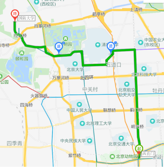 北京342路公交车路线图图片