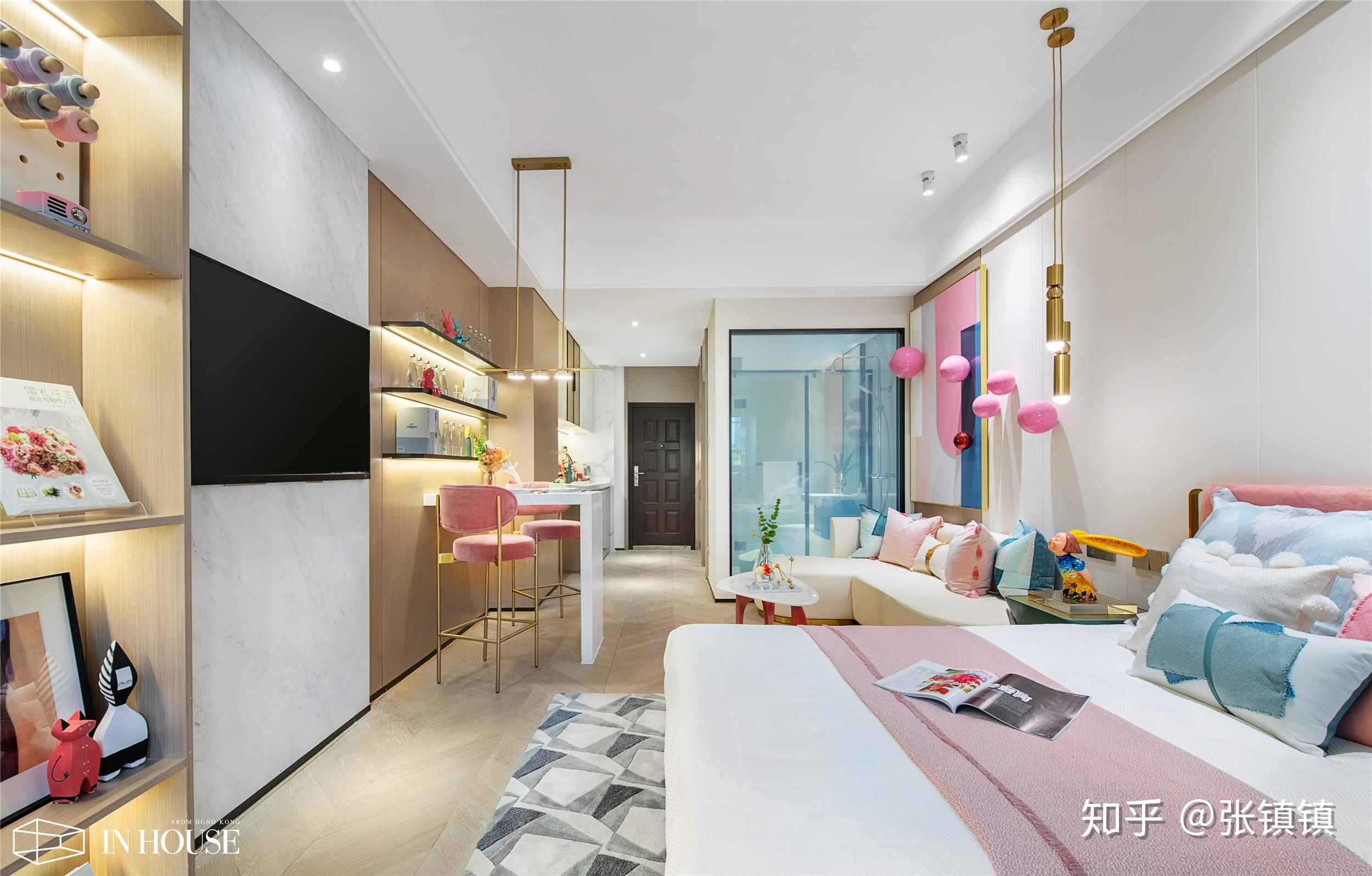 世茂公园美地公寓样板房初恋少女inhouse设计