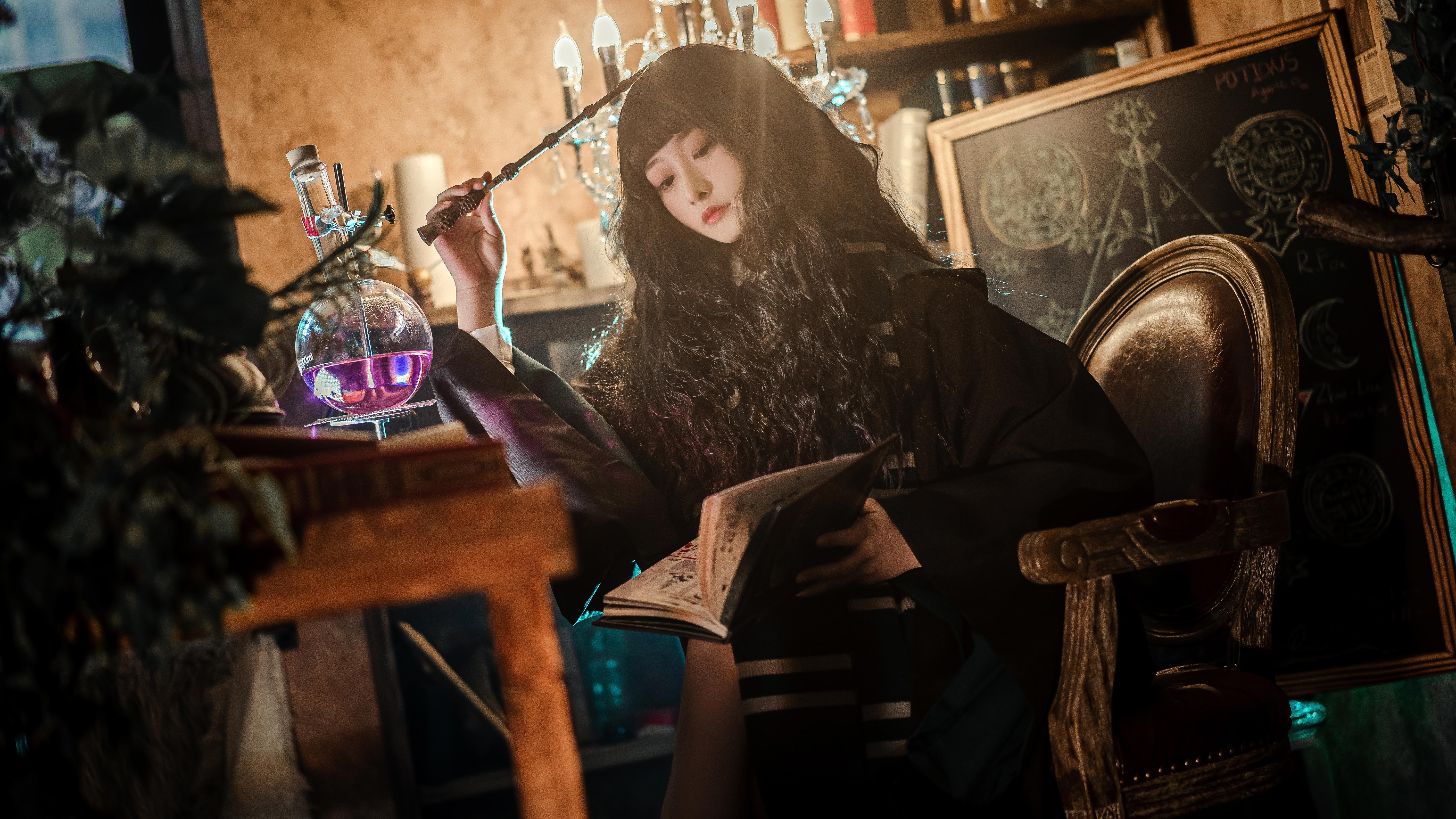 哈利波特魔法觉醒斯莱特林cosplay