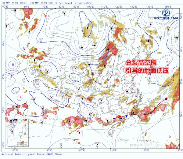 典型天气图 高空冷涡 5月30日 6月4日华北及全国雷雨天气过程 知乎