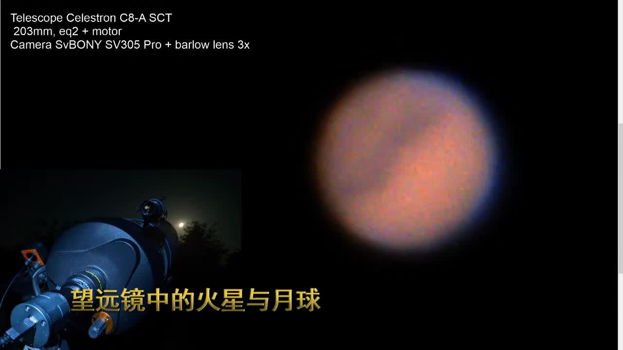 看!这就是1米望远镜拍摄到的火星全貌