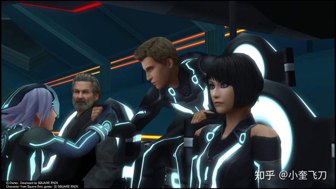 利库在tron的世界在光辉花园(索拉等人将虚空城恢复而成),安瑟姆的