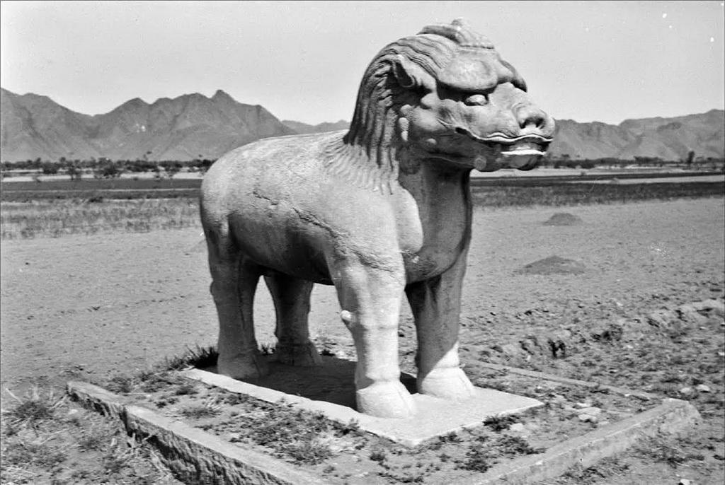 图说古今影像大明十三陵四神路之石像生的百年老照片