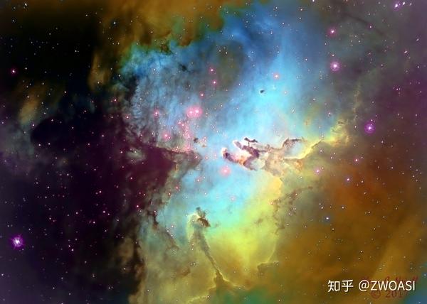 探索星云的奥秘著名的创生之柱zwoasi天文摄影深空拍摄