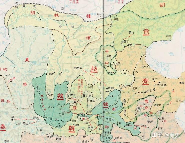 赵国地理位置图片