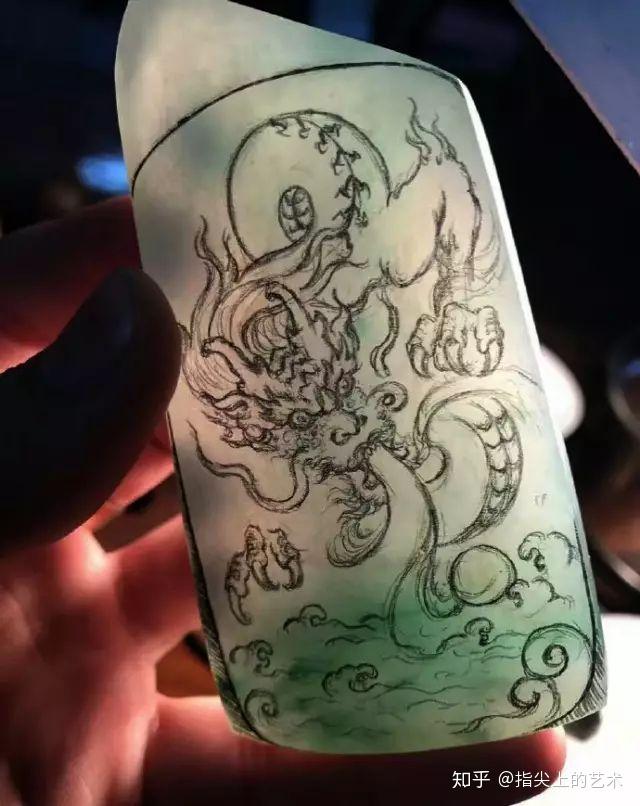 我是雕刻师玉雕挂件设计素材手稿欣赏收藏