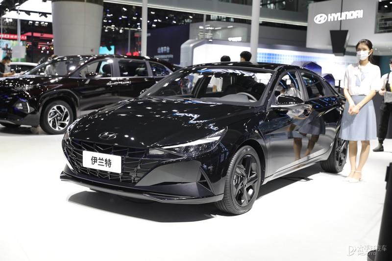 2021广州车展现代伊兰特黑骑士版正式亮相
