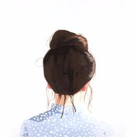 月常圆人长久插画