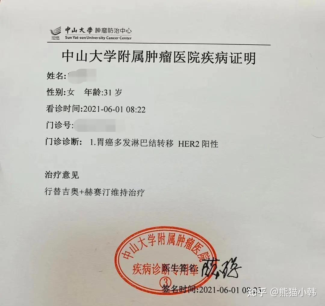 我和我的晚期胃癌