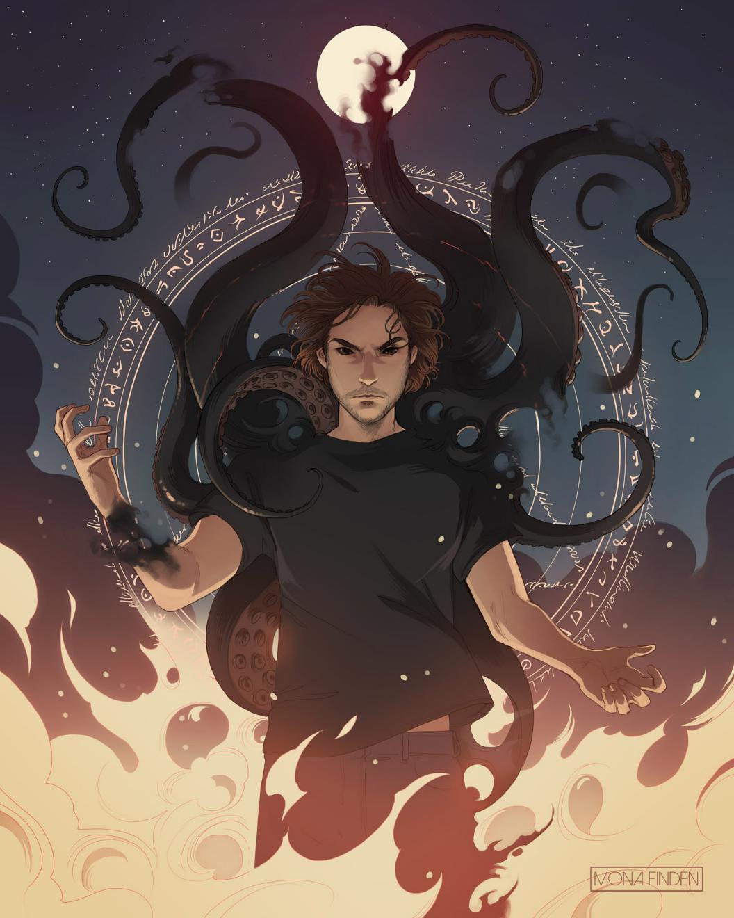 东方艺术与欧美画风的双结合挪威插画艺术家 mona finden一天不画画