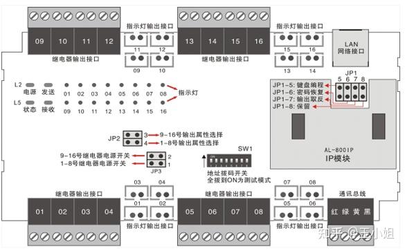 4芯电话模块接线图图片