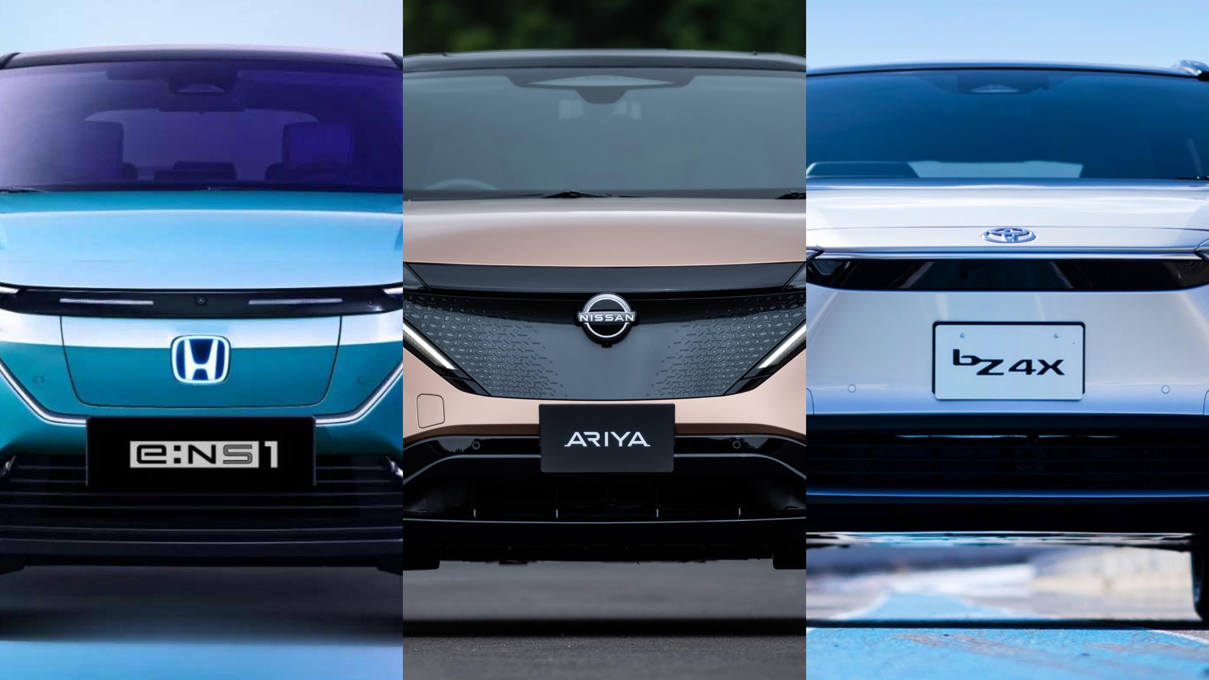 三天三款日本电动suv,e:ns1/ariya/bz4x谁更能打?