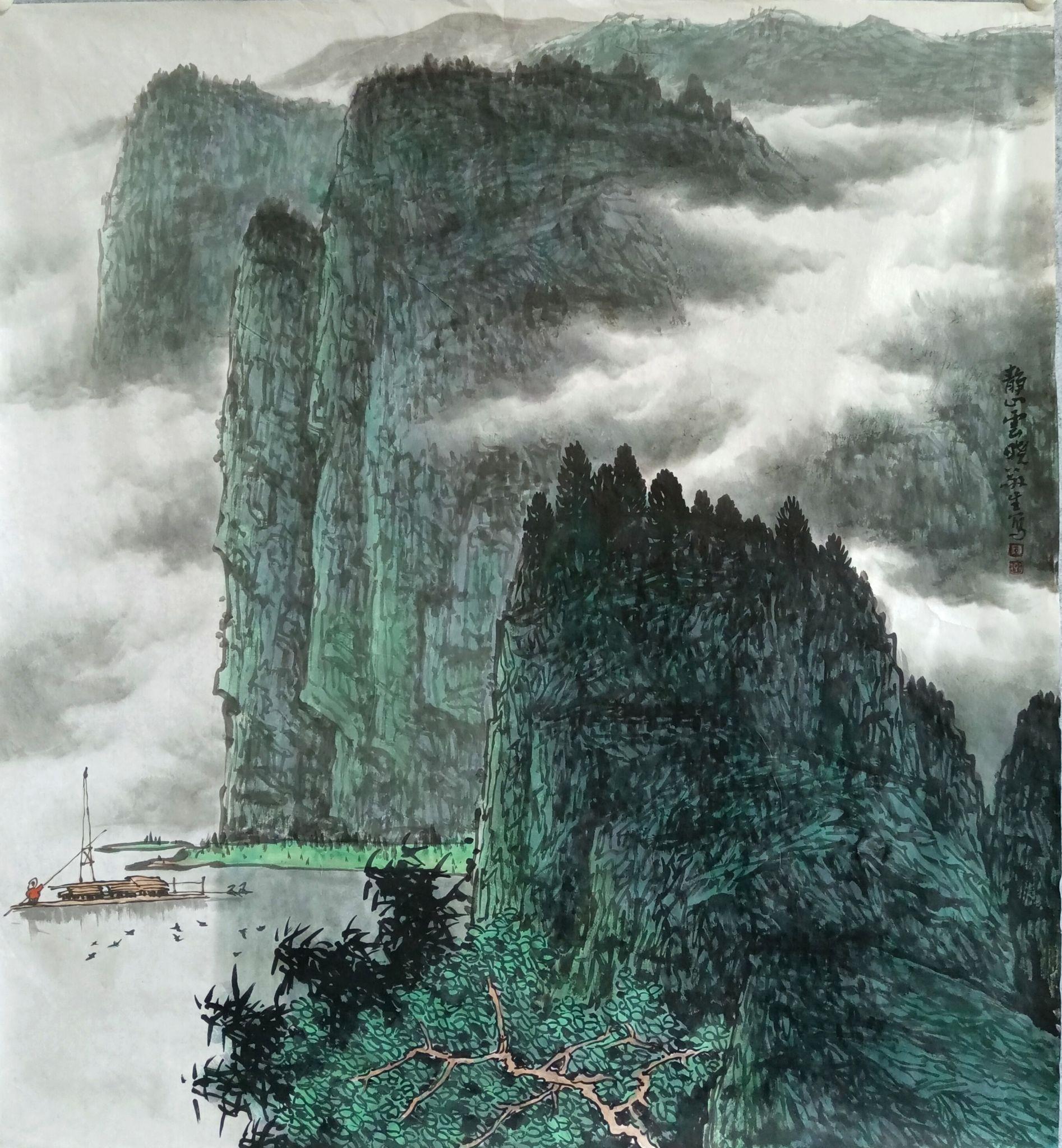 天地存大美王敬生山水画作品赏析之一