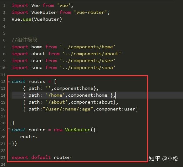 vue中vuerouter路由创建 知乎