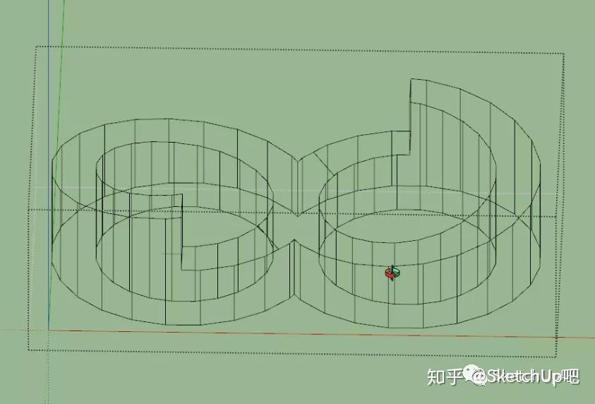 莫比乌斯别墅的sketchup建模思路