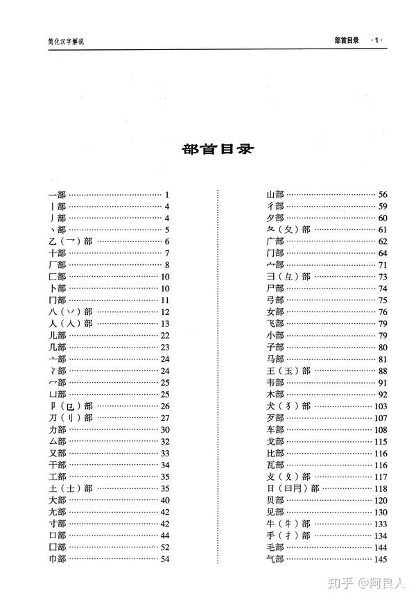 簡化漢字解說 索引數位化完成 知乎