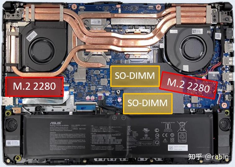 华硕天选2升级内存步骤