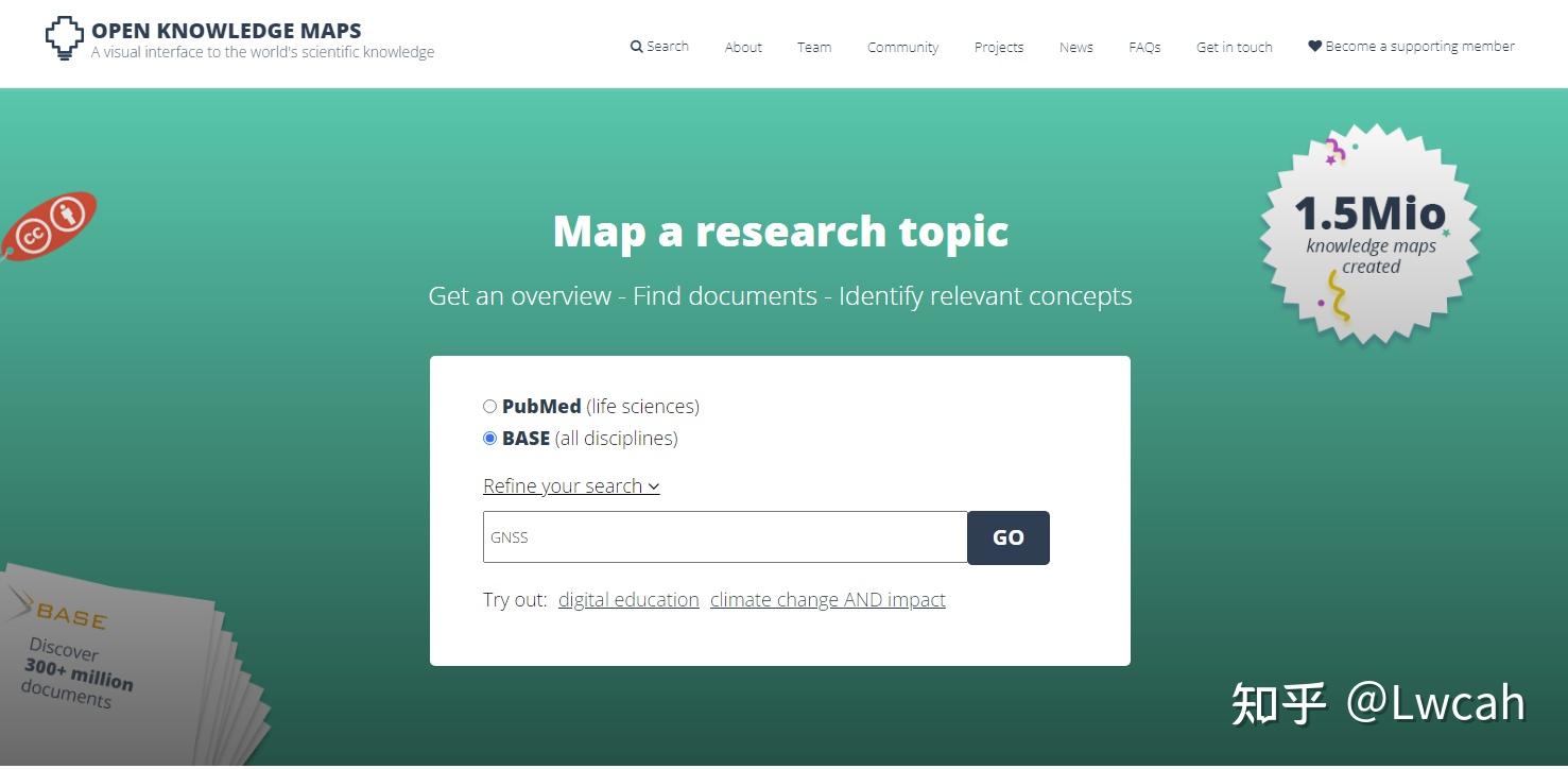 Open knowledge maps connected paper 