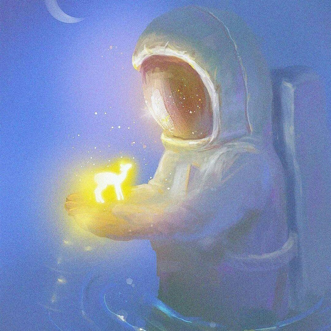 超酷好看又小众冷淡风都不足以形容的宇航员系列微信头像您必须得看看