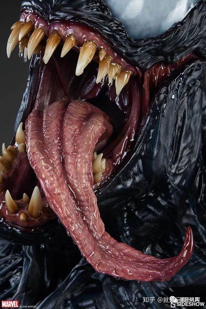 1:1的毒液胸像连口水都清晰可见,你敢摆家里吗?