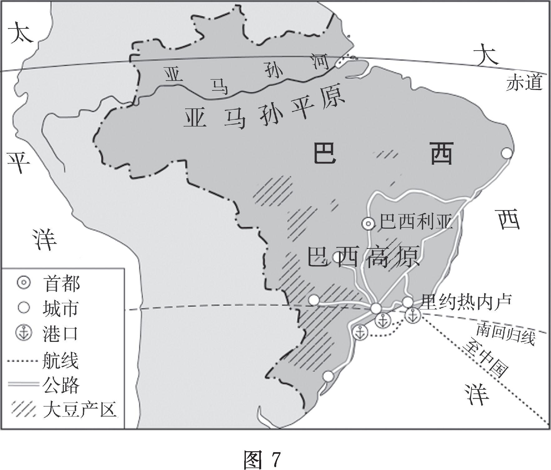 巴西大豆产区图片