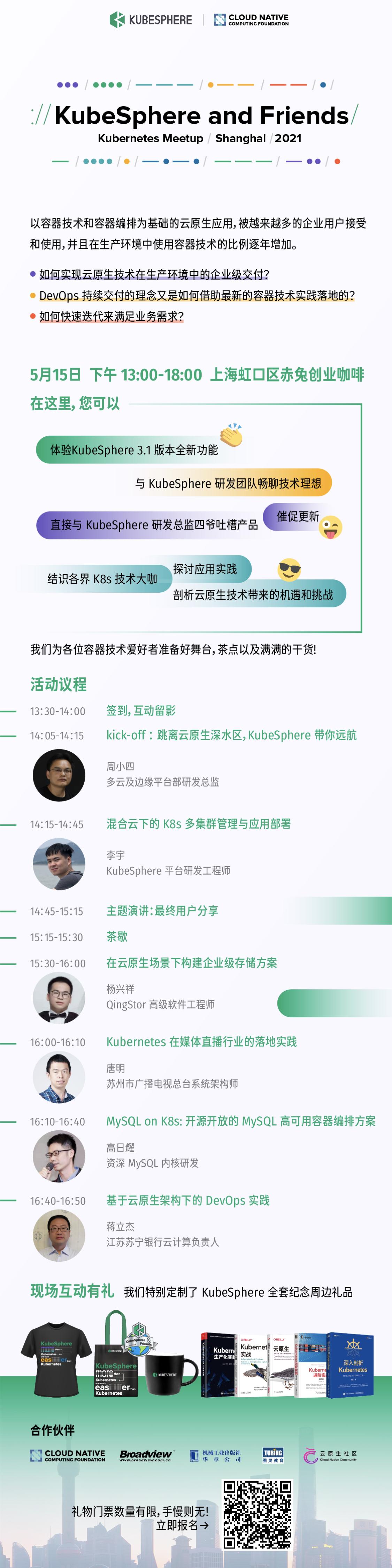 5.15 相约上海！2021 年度首届云原生 Meetup | KubeSphere & Friends - 知乎