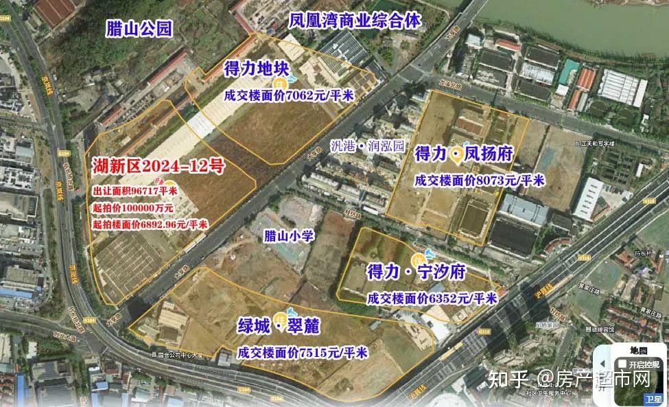 10亿起拍,96717平米,湖州凤凰湾区域再挂大型宅地