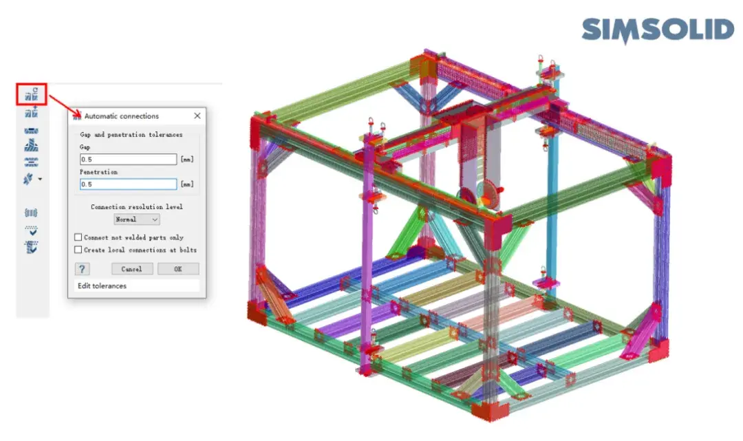 Simsolid Mesh 案例分享|基于 Altair SimSolid 的大型通用工装结构力学仿真分析及试验对标 - 知乎