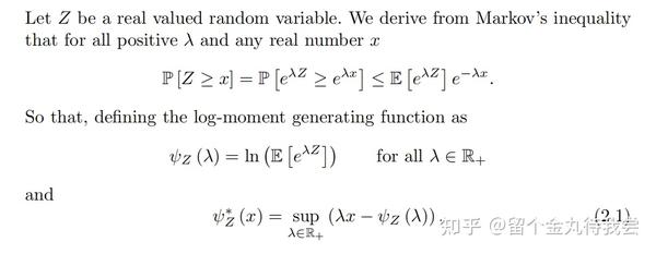 The Cramérchernoff Bounding Method与 Sub Gaussian Random Variable 知乎 9395