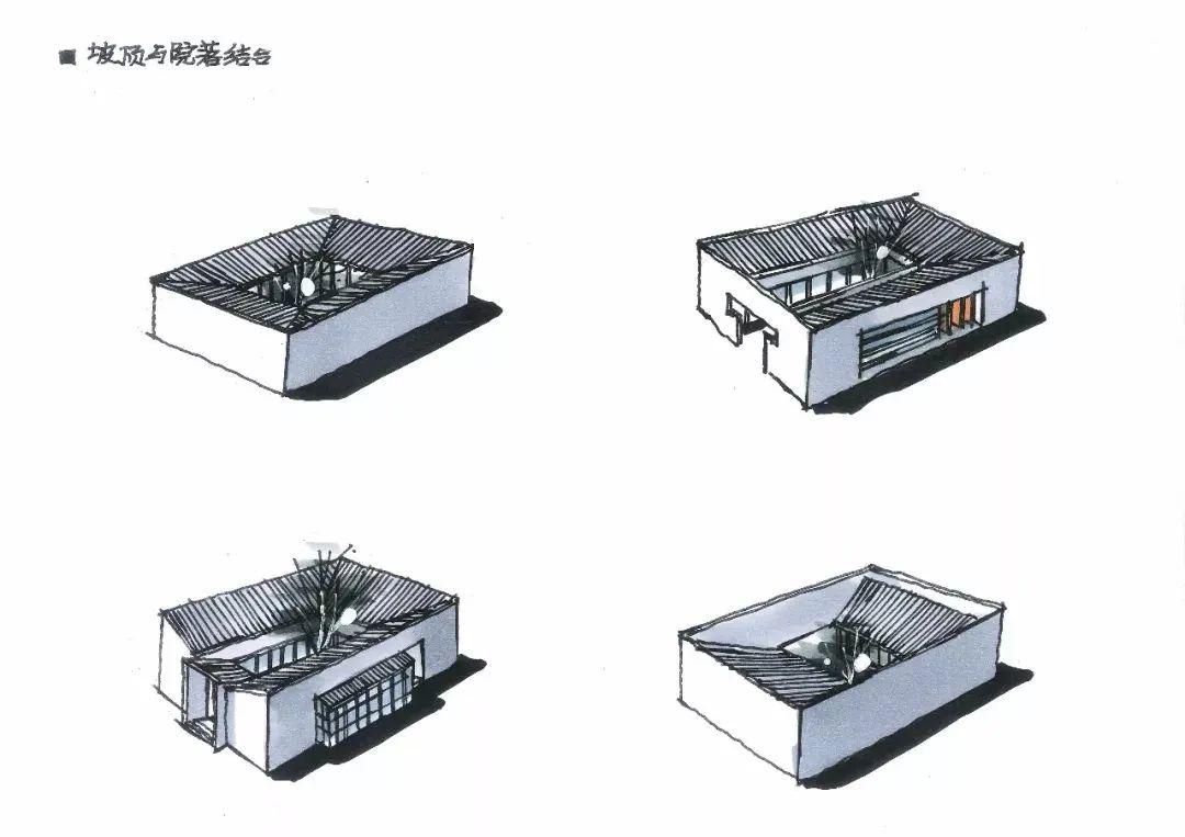 坡屋顶怎么画图片