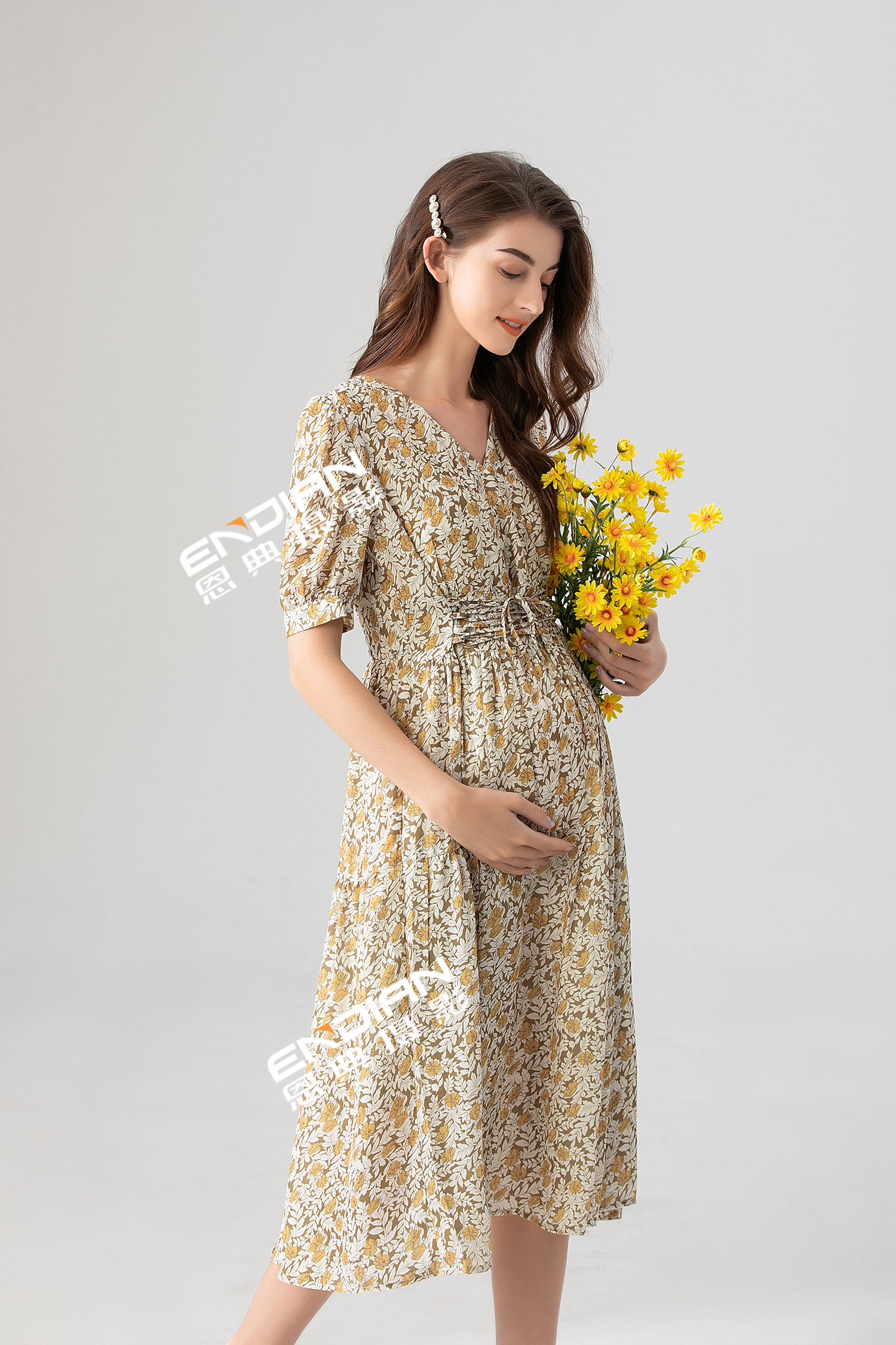 电商摄影孕妇装拍摄