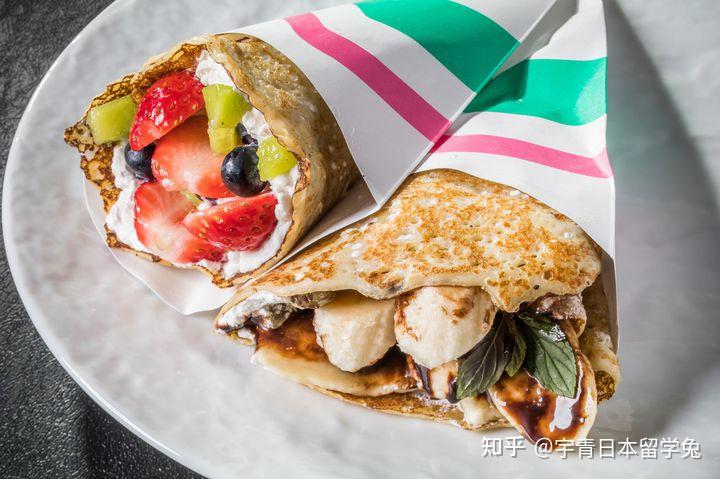 日本美食日本高中女生jk放学后经常吃的可丽饼是什么东西