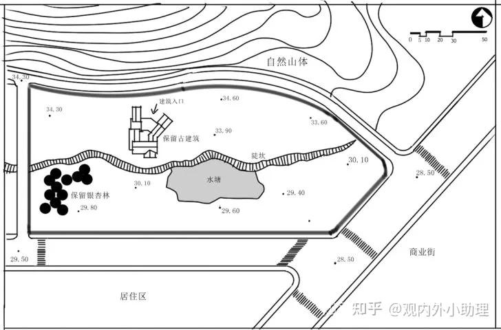 真題解析-景觀考研快題之城市街頭綠地設計(南農20年真題為例) - 知乎