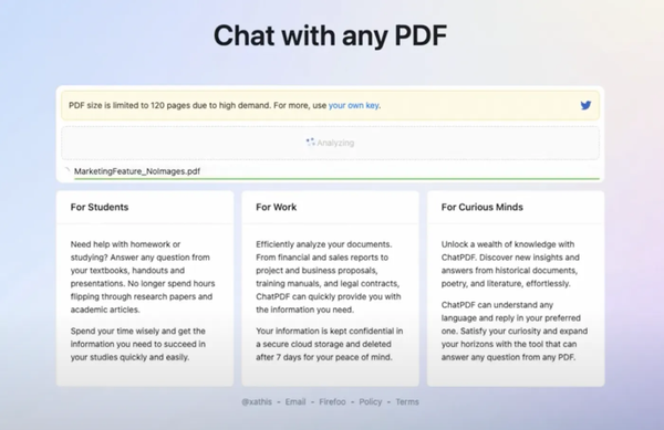 ChatPDF— 使用新的 ChatGPT API 与任何 PDF 聊天 - 知乎