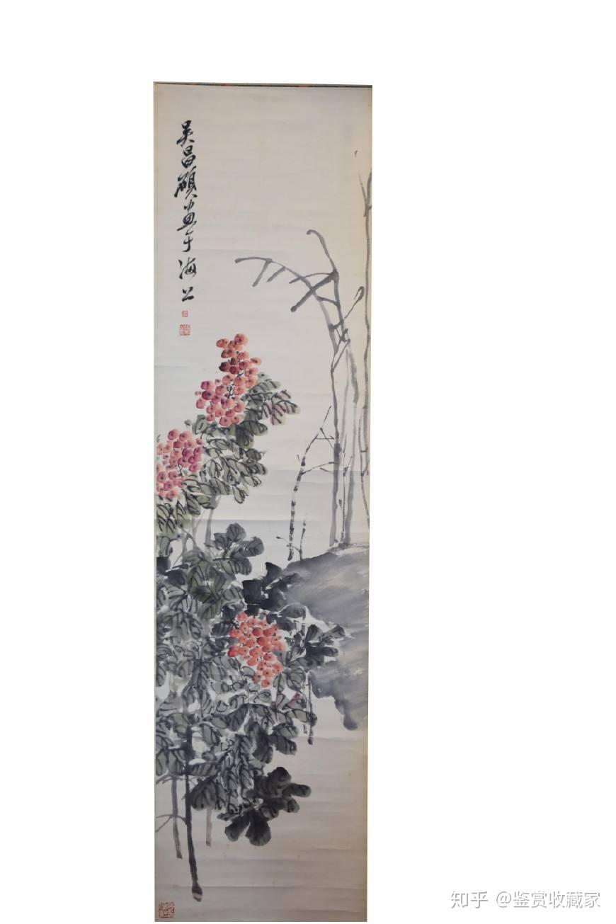 吴昌硕花卉图的价值在哪里？《花卉十二屏风》为何能值千万- 知乎