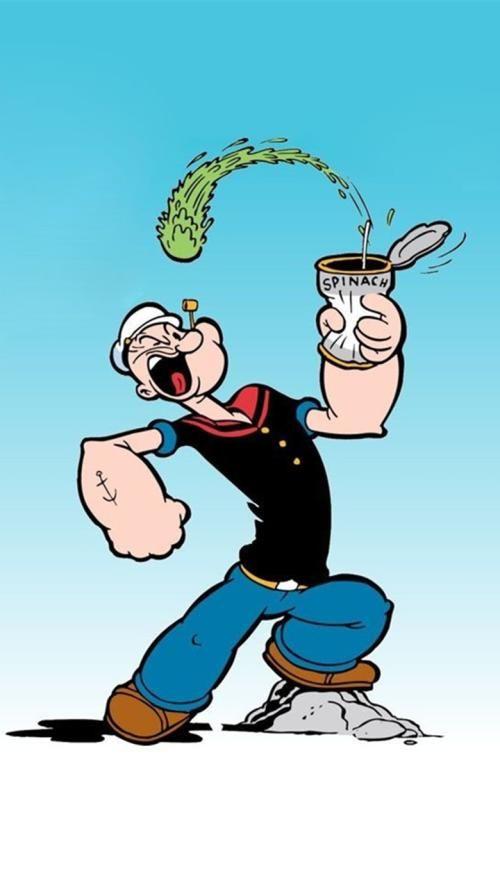 90后听到这个词的时候脑海中马上浮现的肯定是大力水手的形象