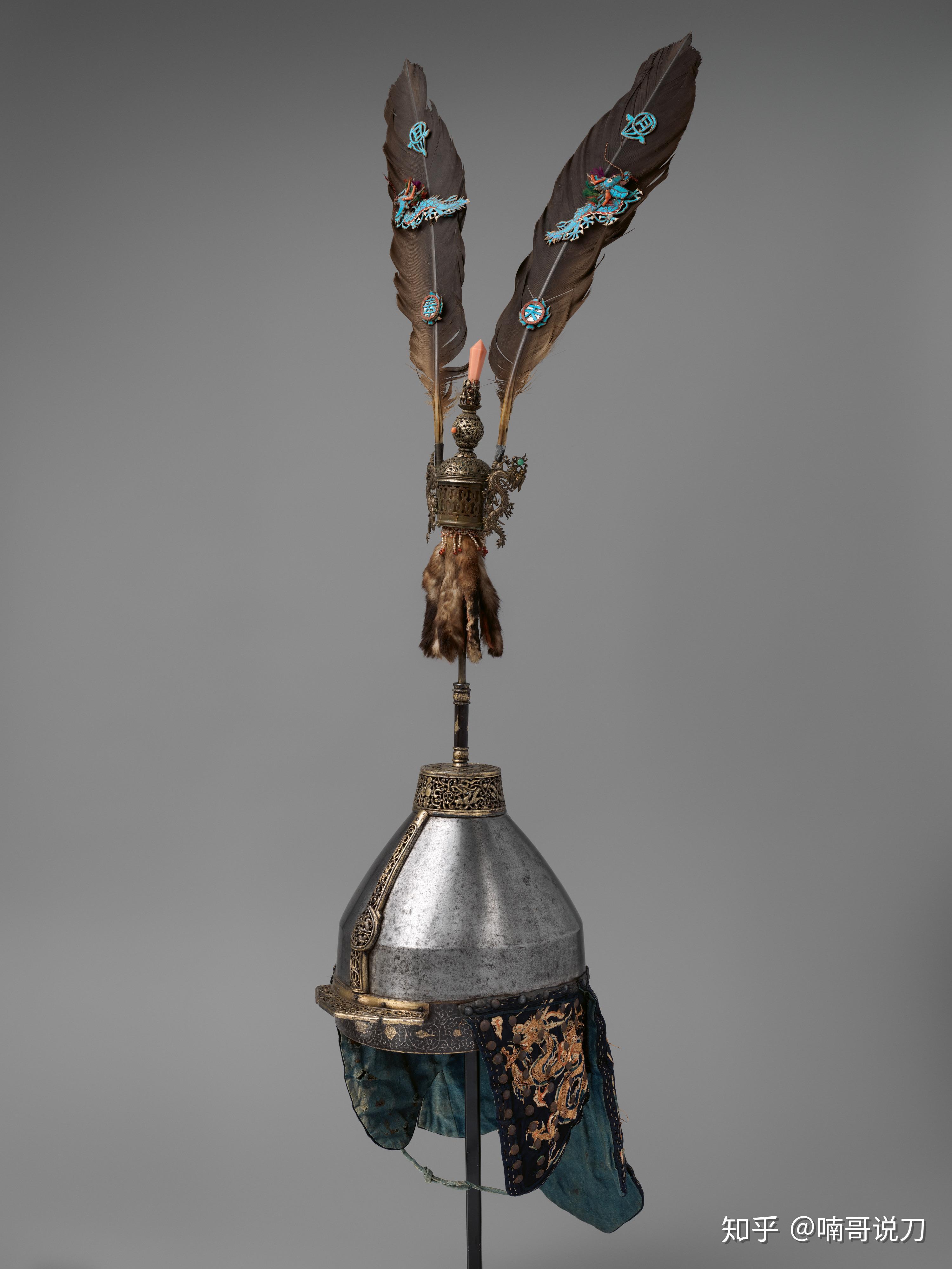 美国大都会博物馆奢华的中国清代装甲