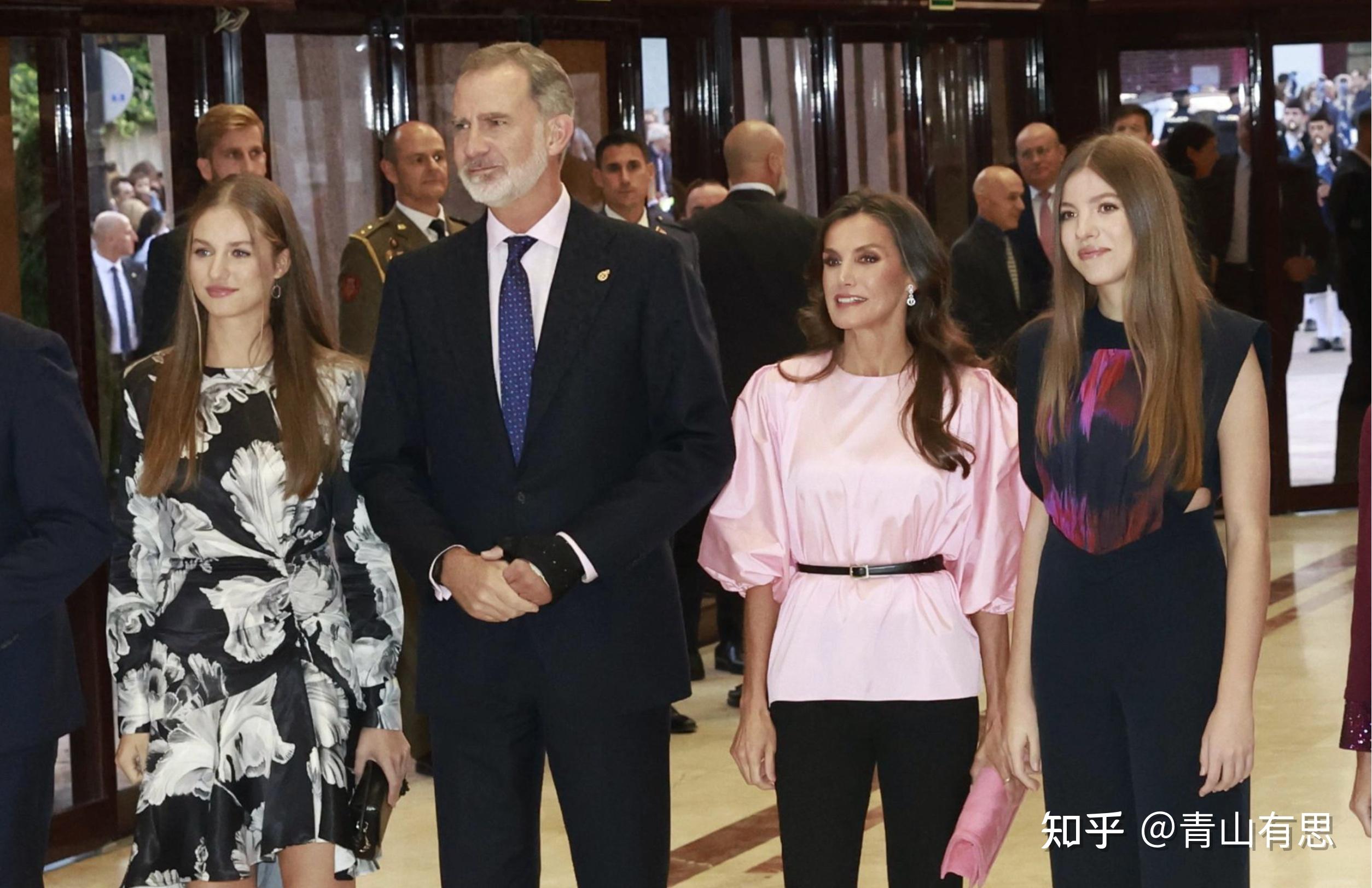 欧洲王室颜值扛把子西班牙未来女王长发美回小仙女