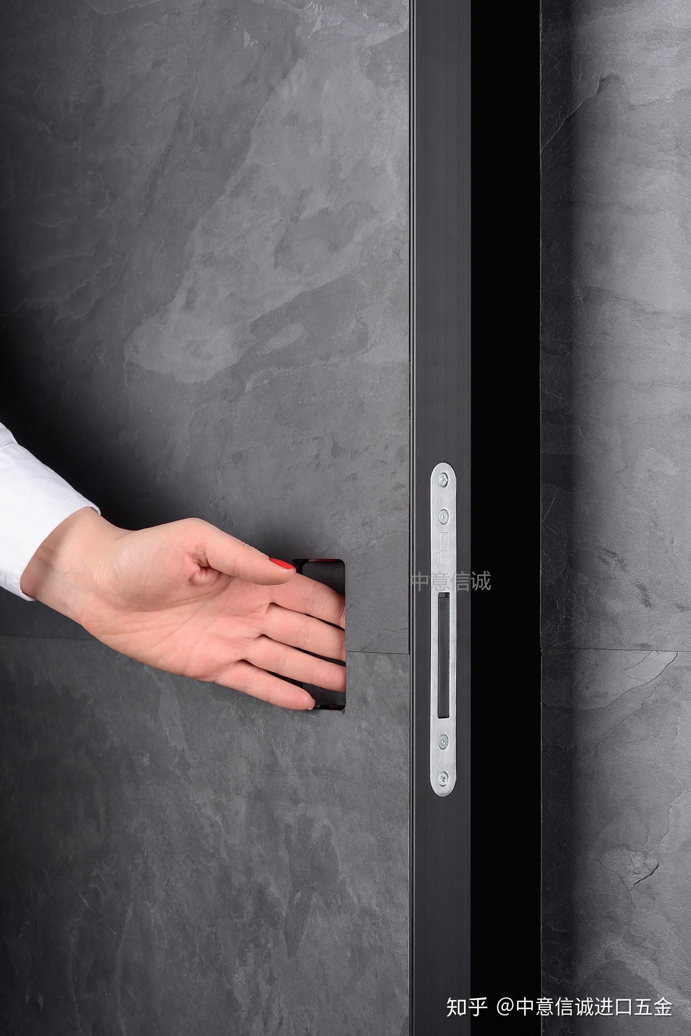 超薄岩板隐形门背景墙神器意大利bonaiti隐形门锁