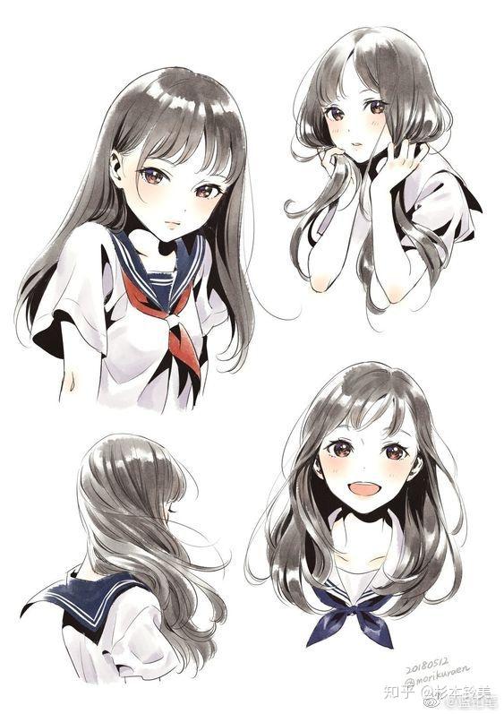 多角度动漫发型参考你还在纠结什么